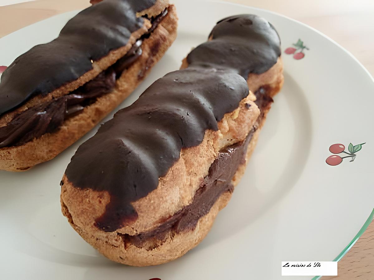 recette Eclairs gourmands au chocolat