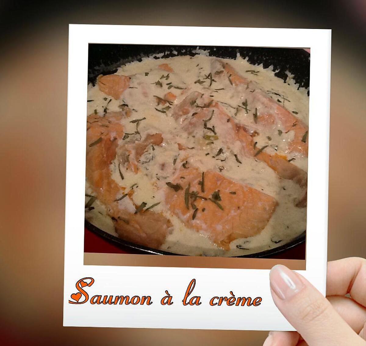 recette Saumon à la crème