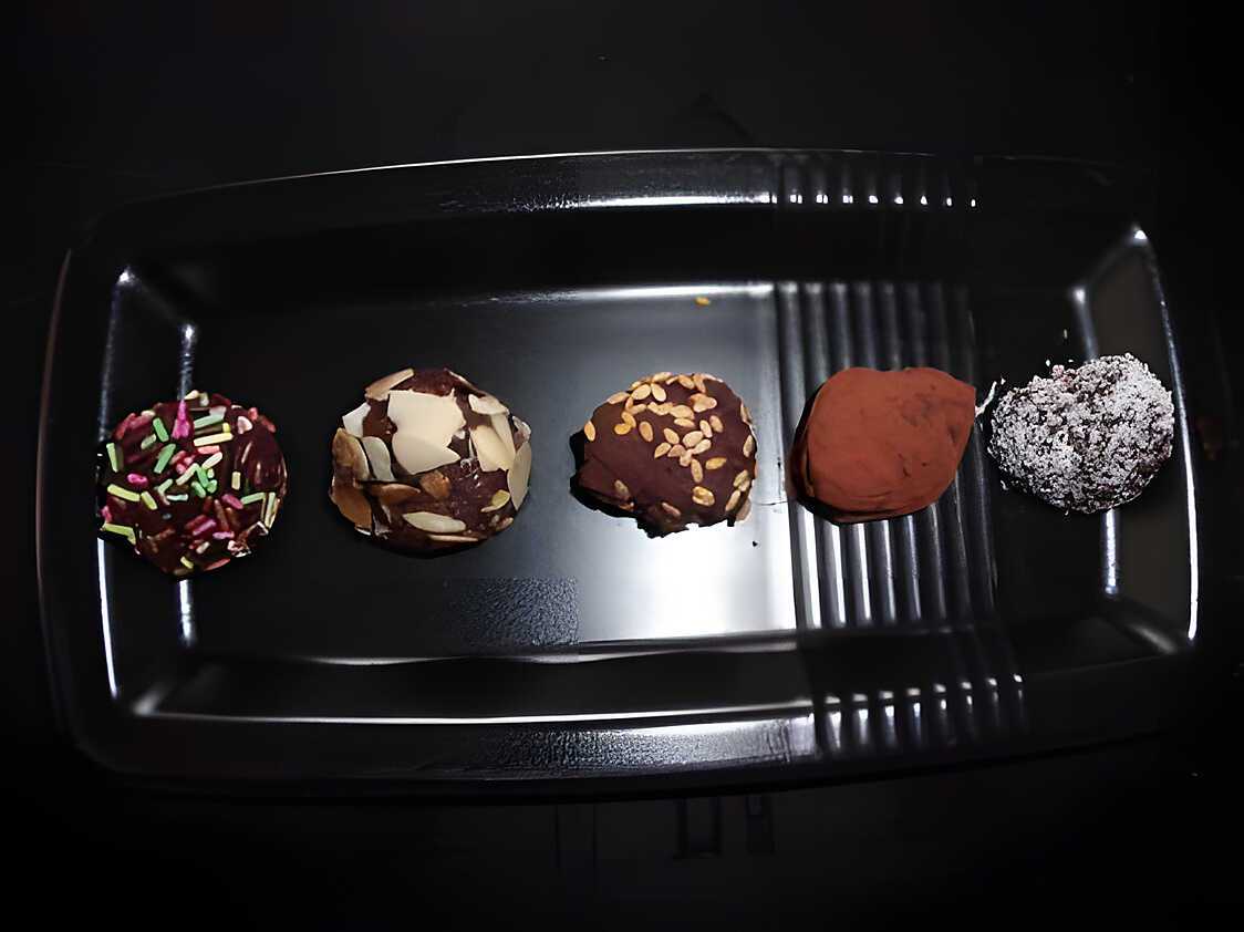 Recette de Truffes au chocolat revisitées