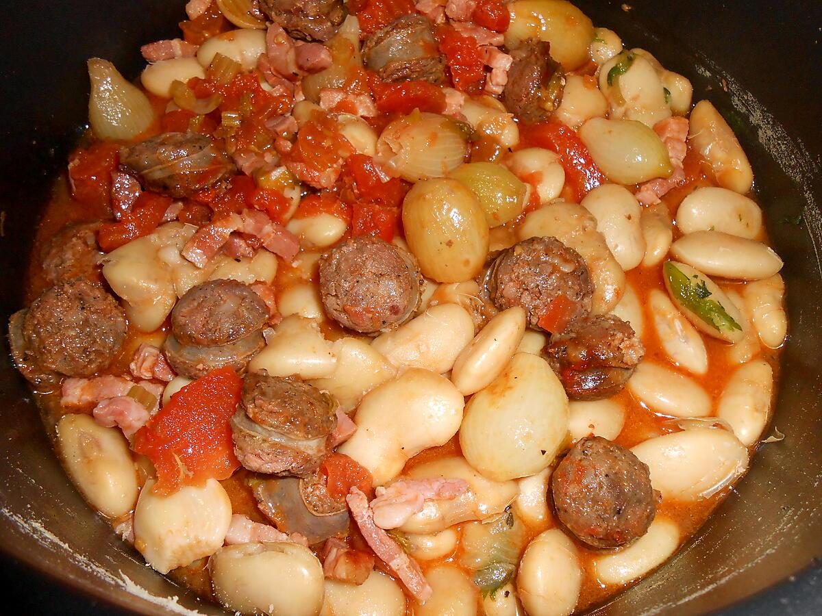 recette RAGOUT D'HARICOTS A LA CORSE