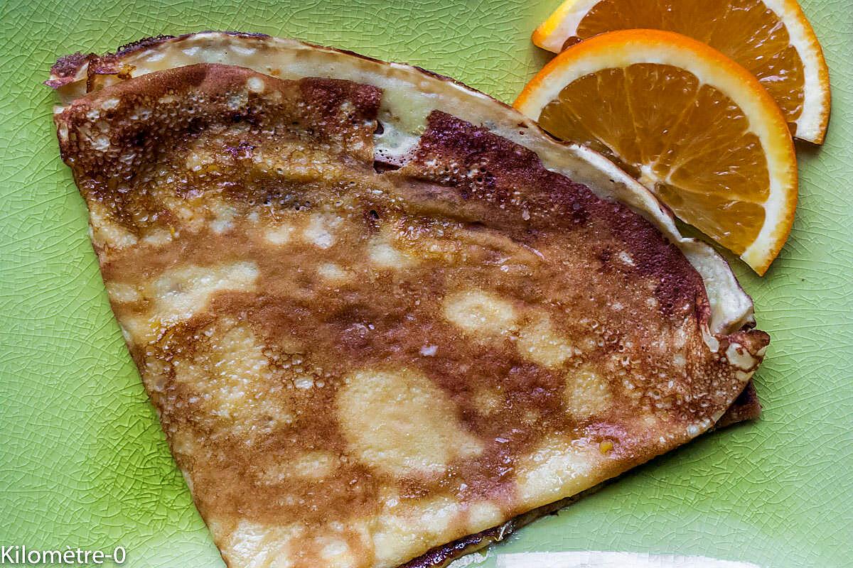 recette Crêpes à l'orange