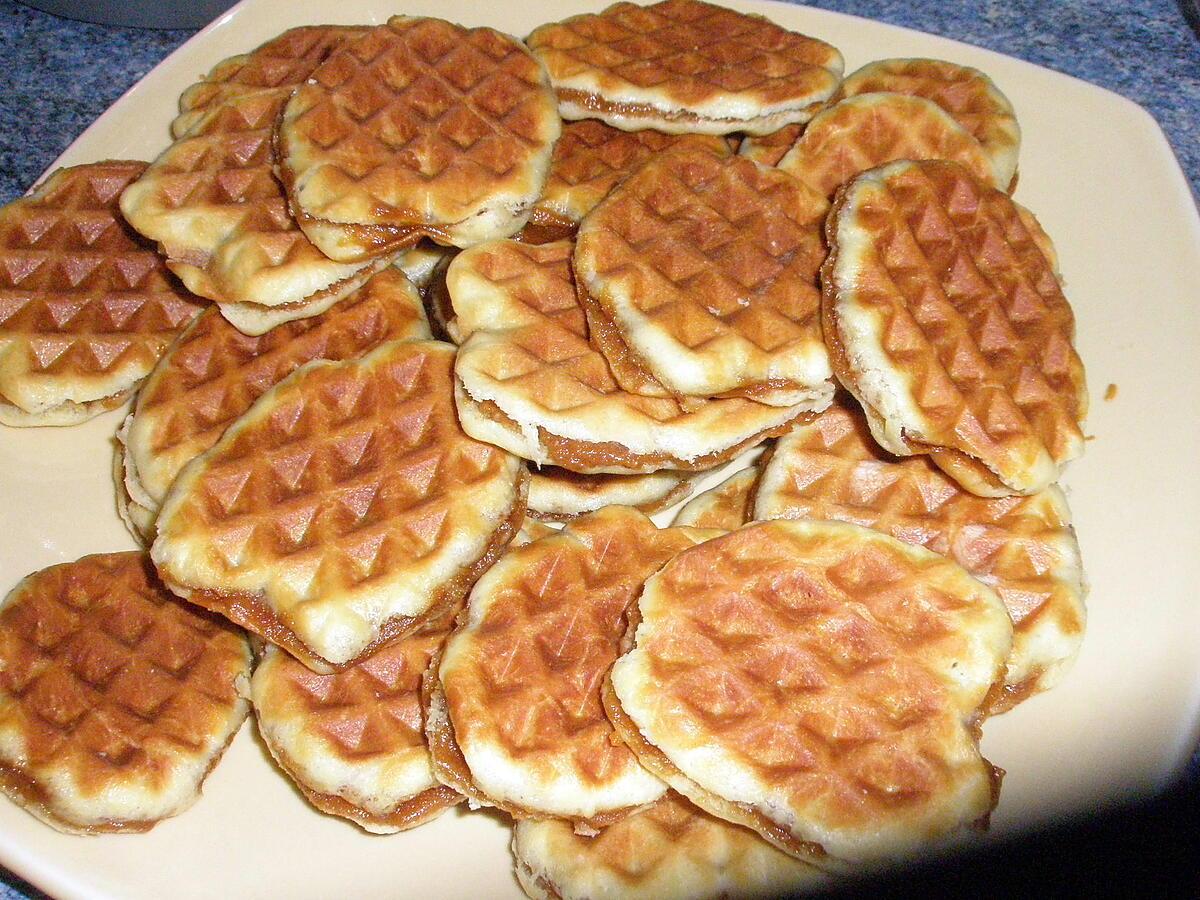 recette Gaufres fourrées à la vergeoise: Merci à Rosy et Melayers !