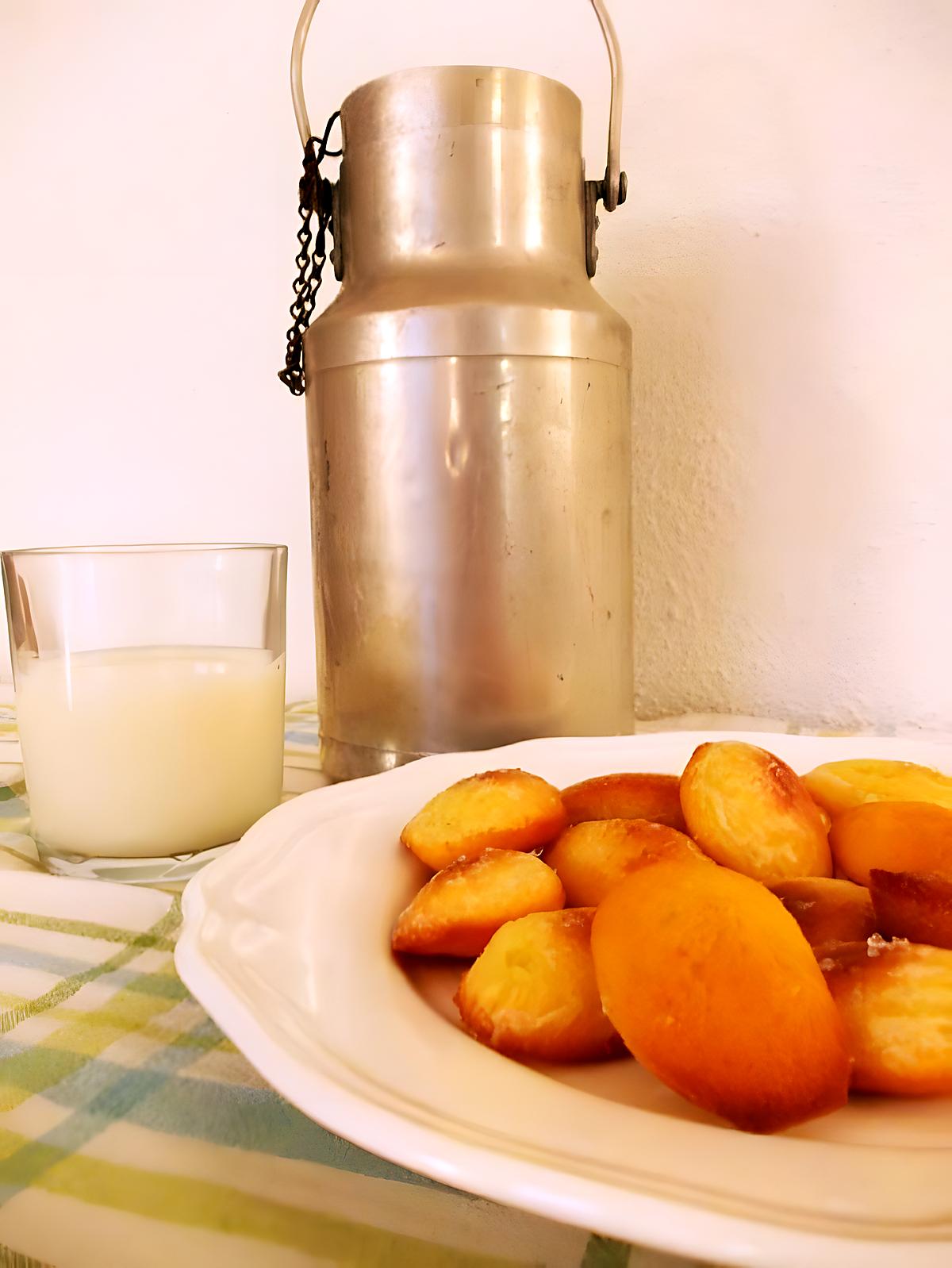 recette Mini madeleines glacées au citron de C. Michalak