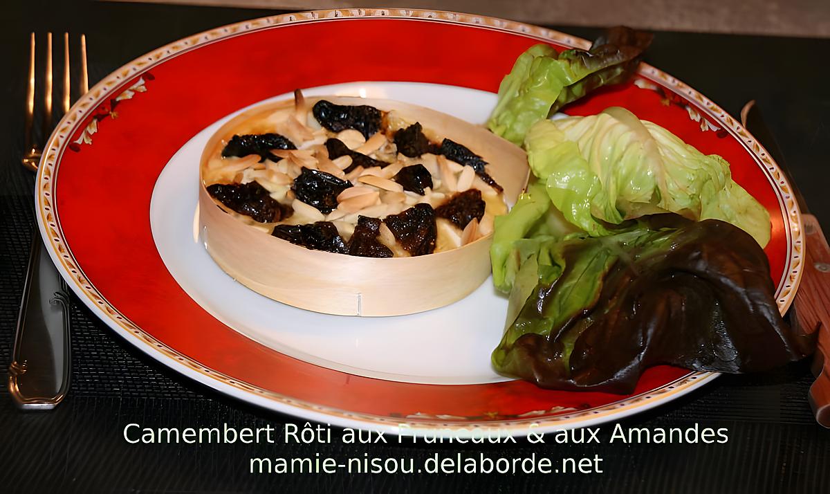recette Camembert Rôti aux Pruneaux & aux Amandes