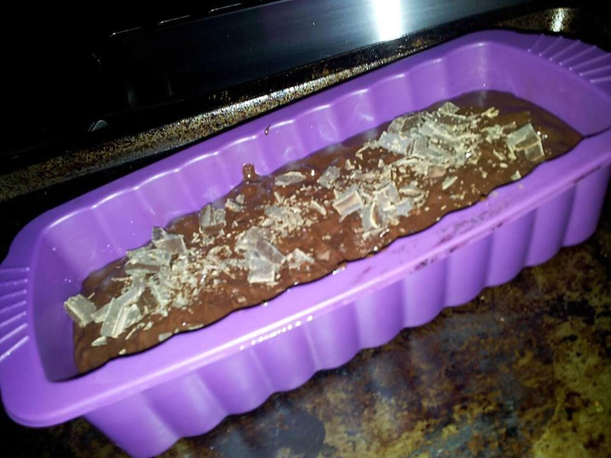 recette Cake chocolaté et pépites de chocolat