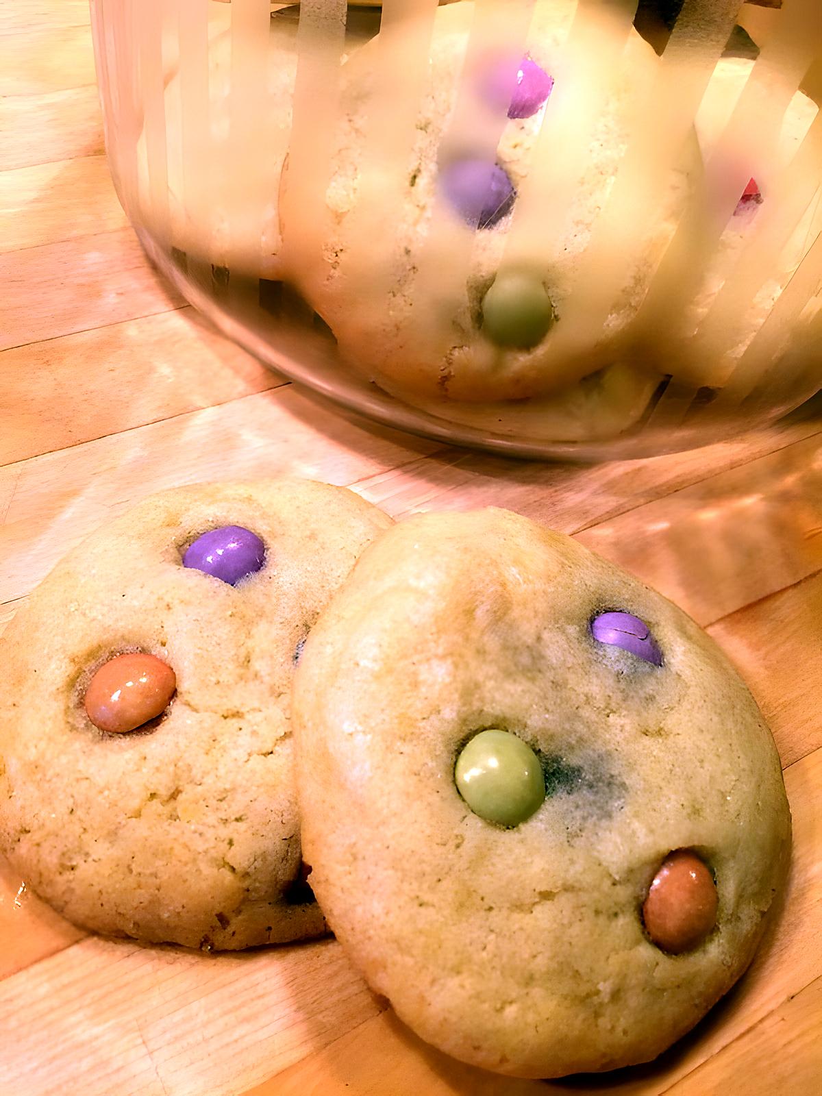 recette Cookies aux smarties