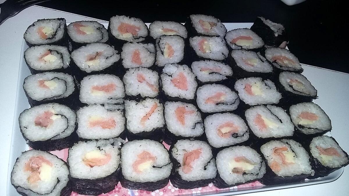 recette Makis saumon kirri