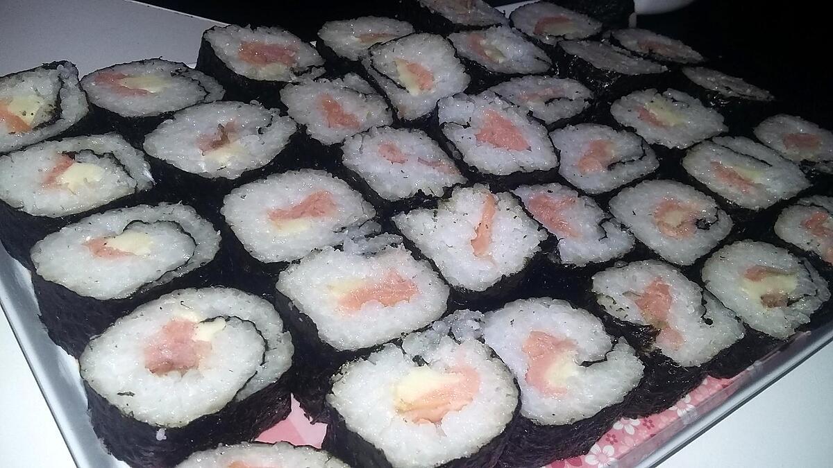 recette Makis saumon kirri