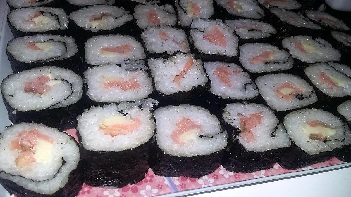 recette Makis saumon kirri