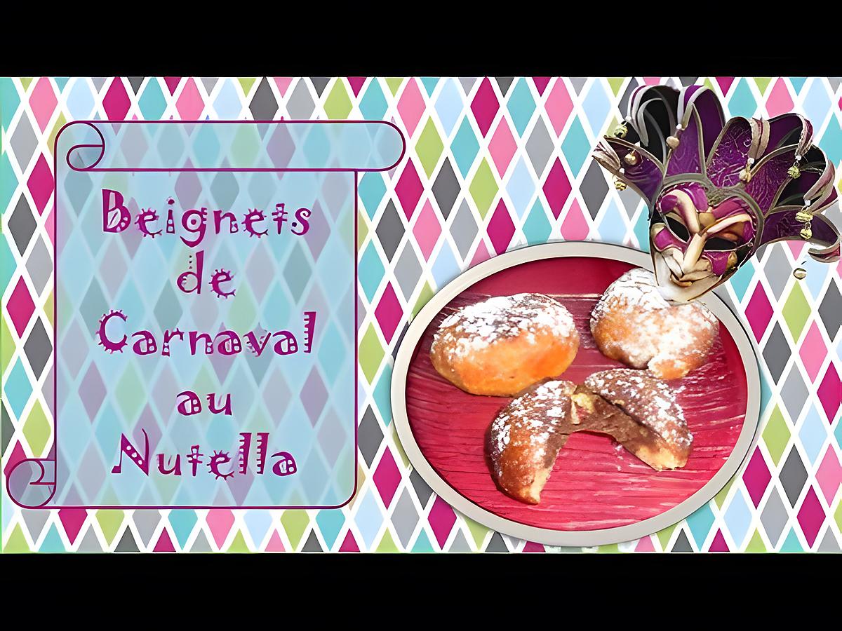 recette beignet au nutella