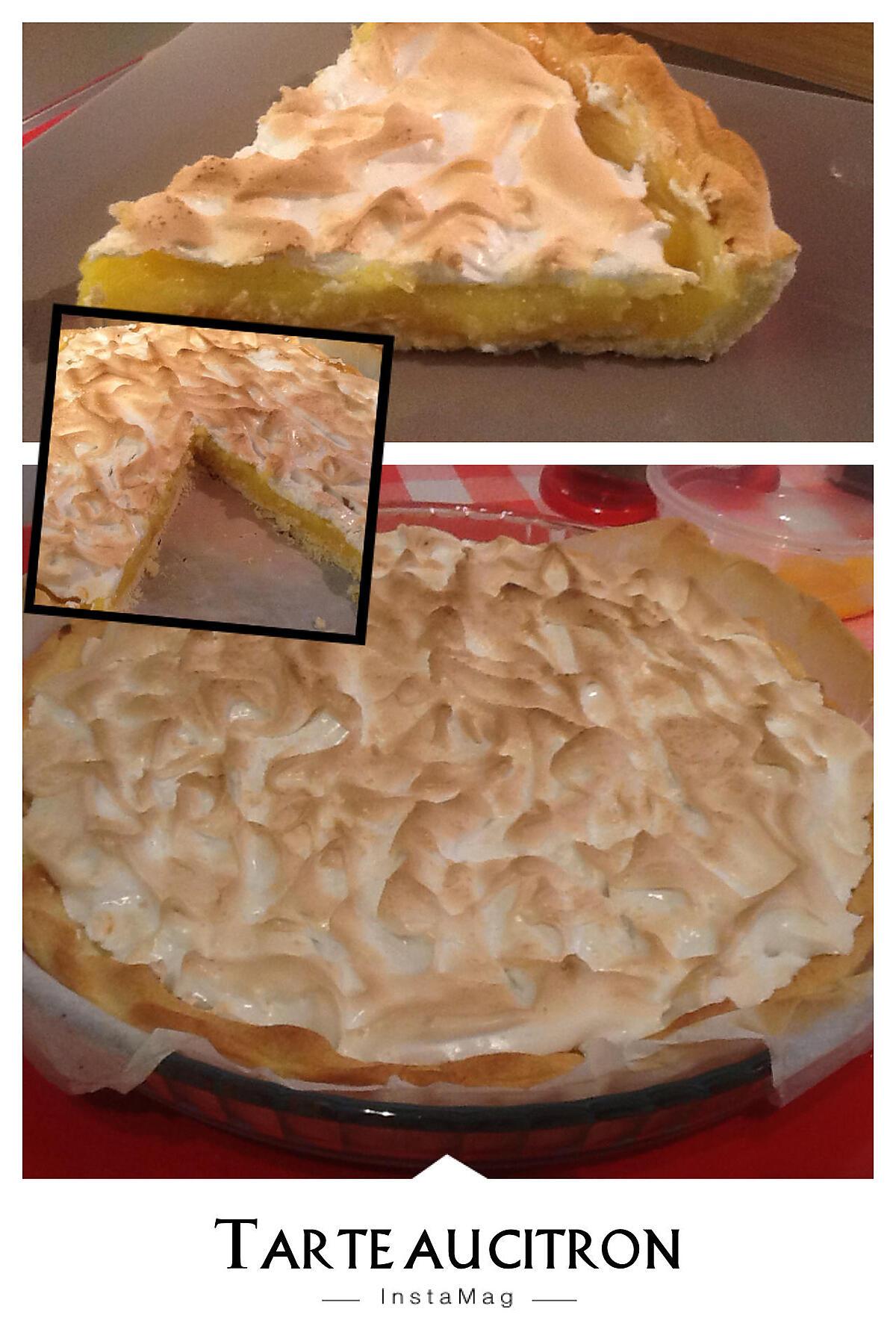 recette TARTE AU CITRON