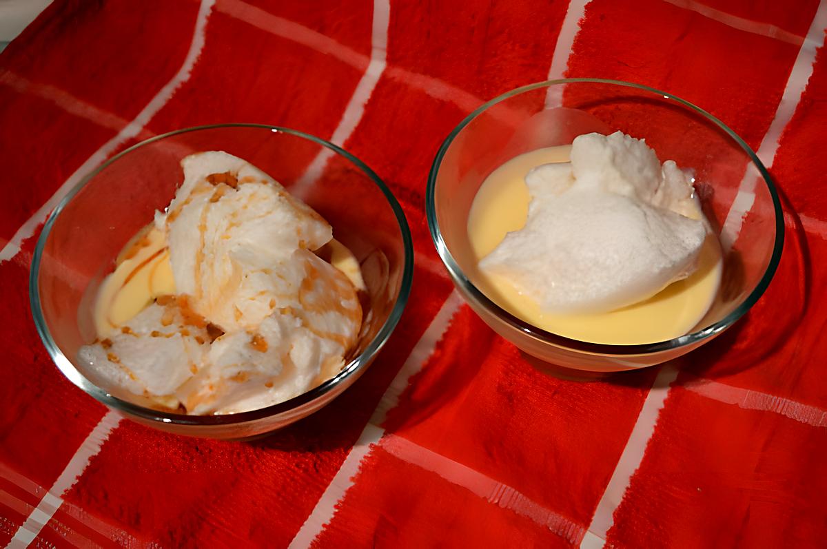 recette ile flottante