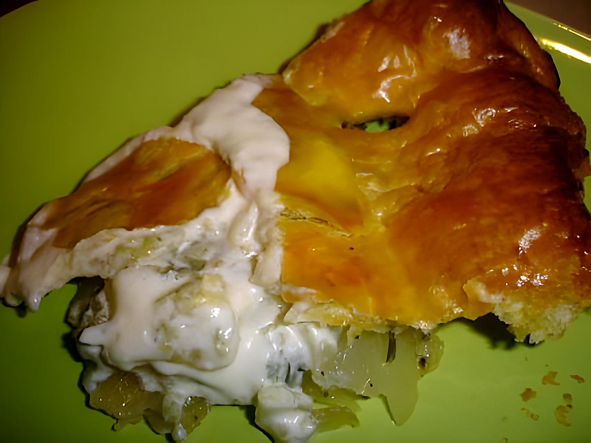 recette TOURTE DE POMME DE TERRE AUX FINES HERBES