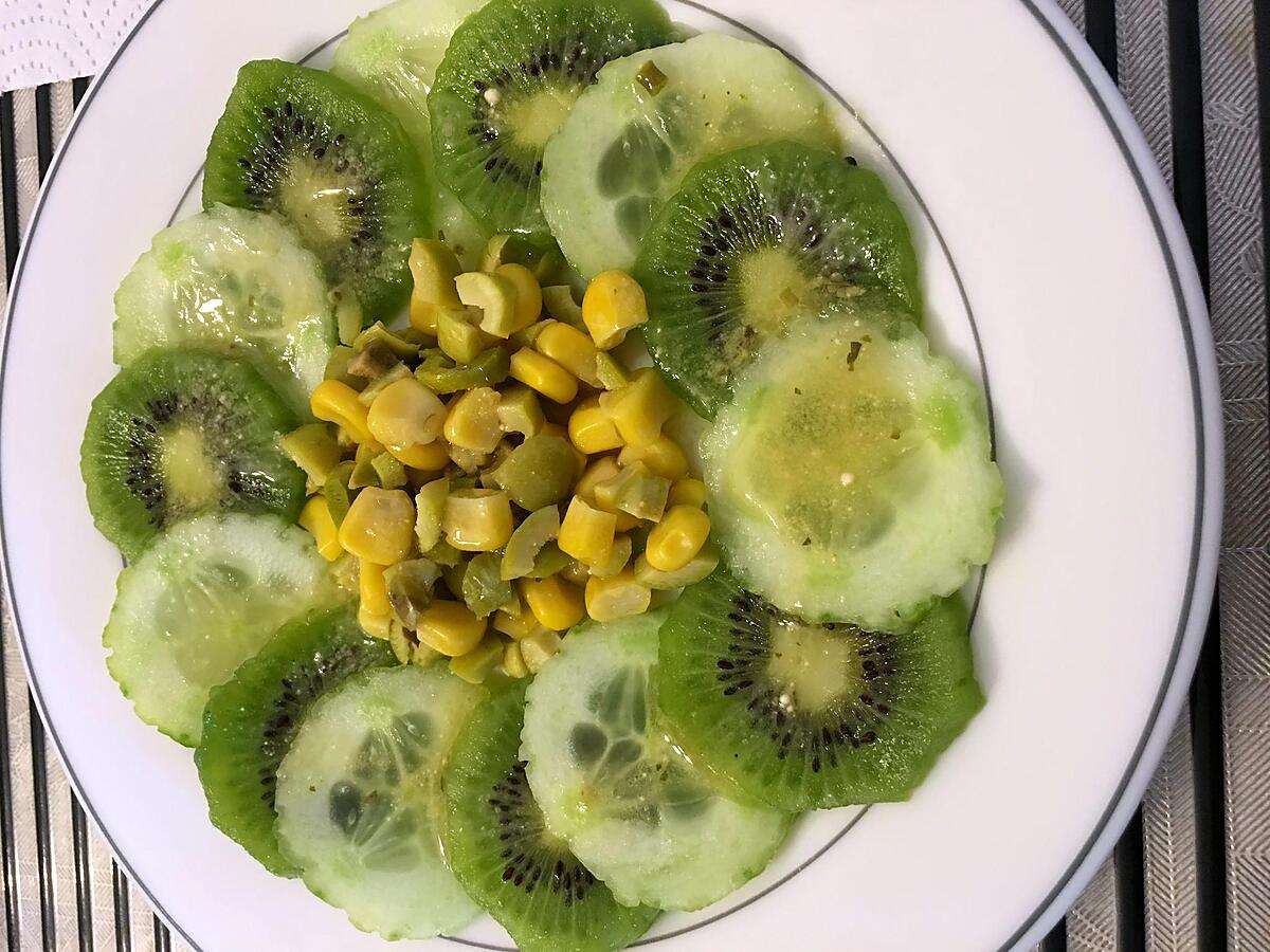 recette Salade concombre kiwi