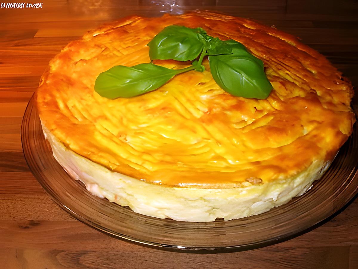 recette gâteau de pommes de terre au saumon fumé