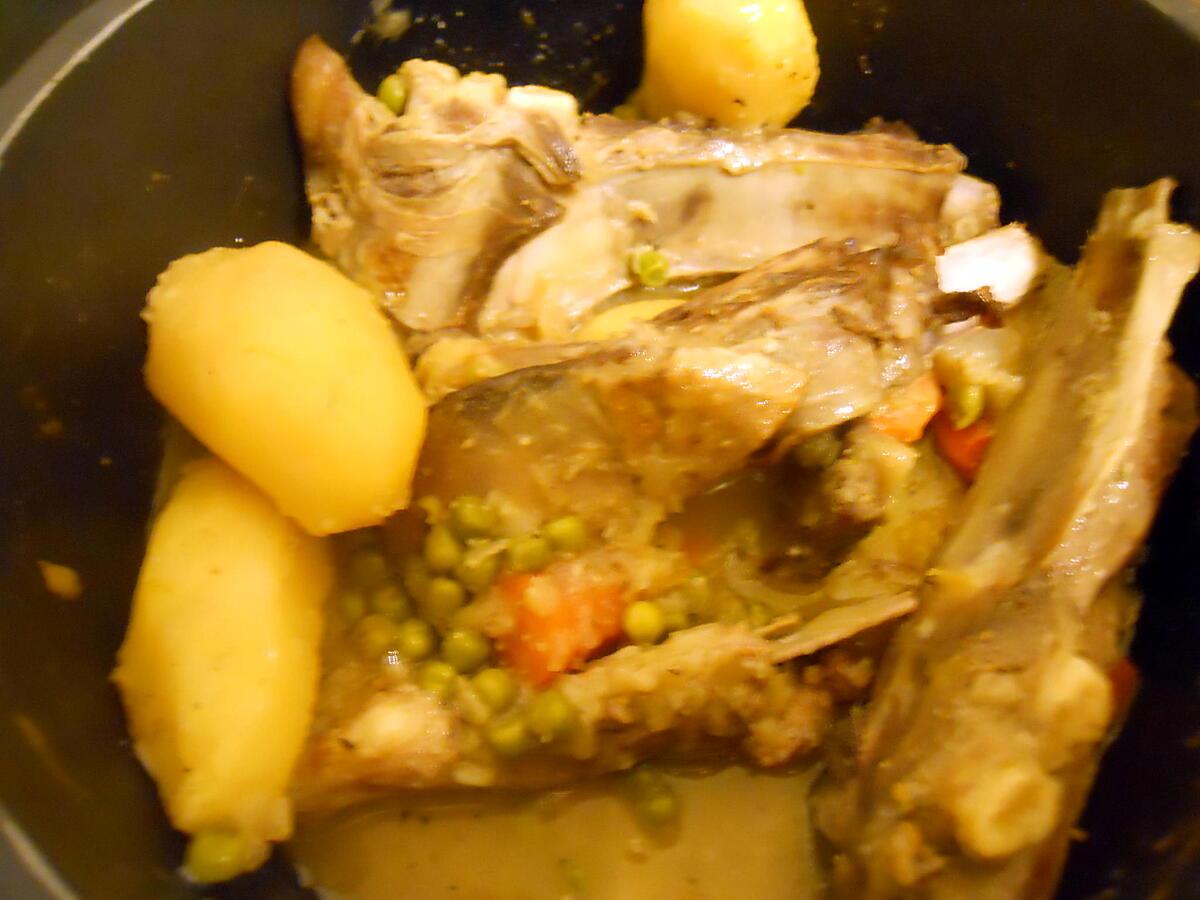 recette RAGOUT DE POITRINE D'AGNEAU