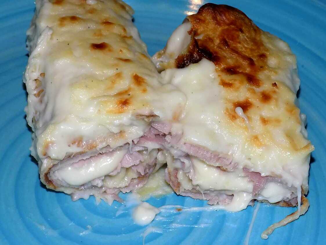 Recette de Crêpes jambon fromage par La cuisine de Fanie