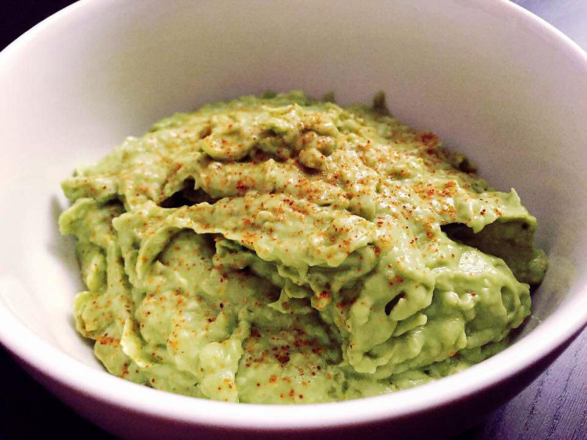 recette GUACAMOLE HOMEMADE