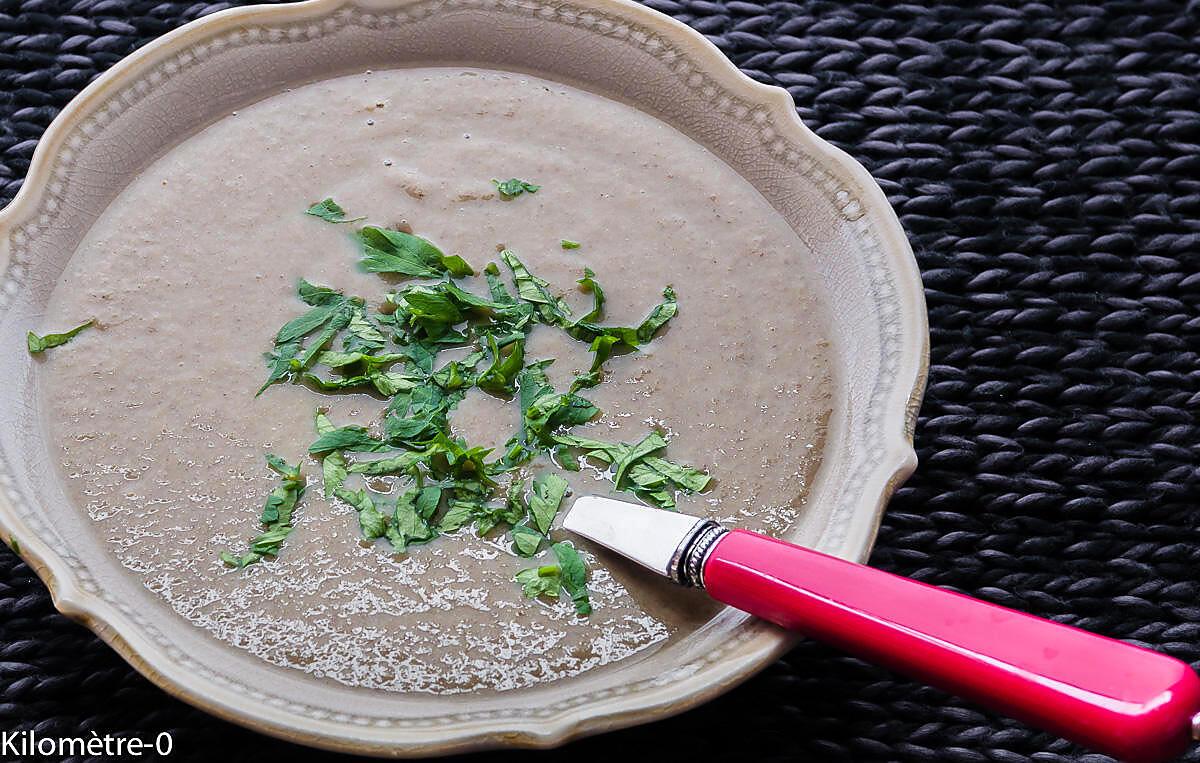 recette Soupe de champignons au sarrasin