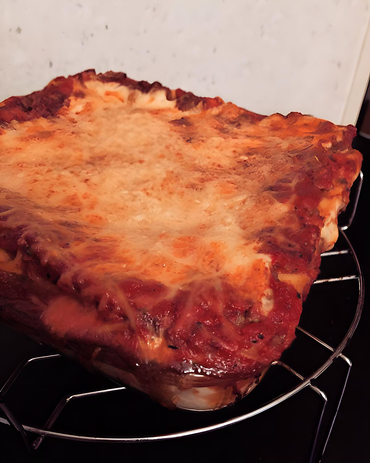 recette MES LASAGNES MAISON