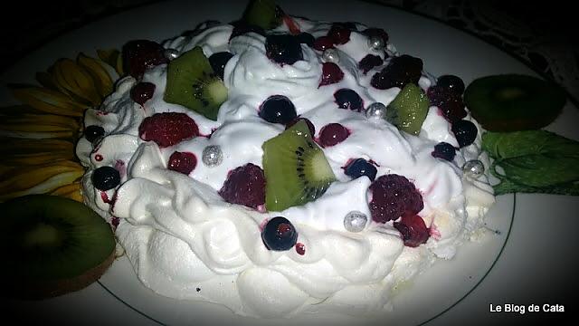 recette Pavlova aux fruits rouges