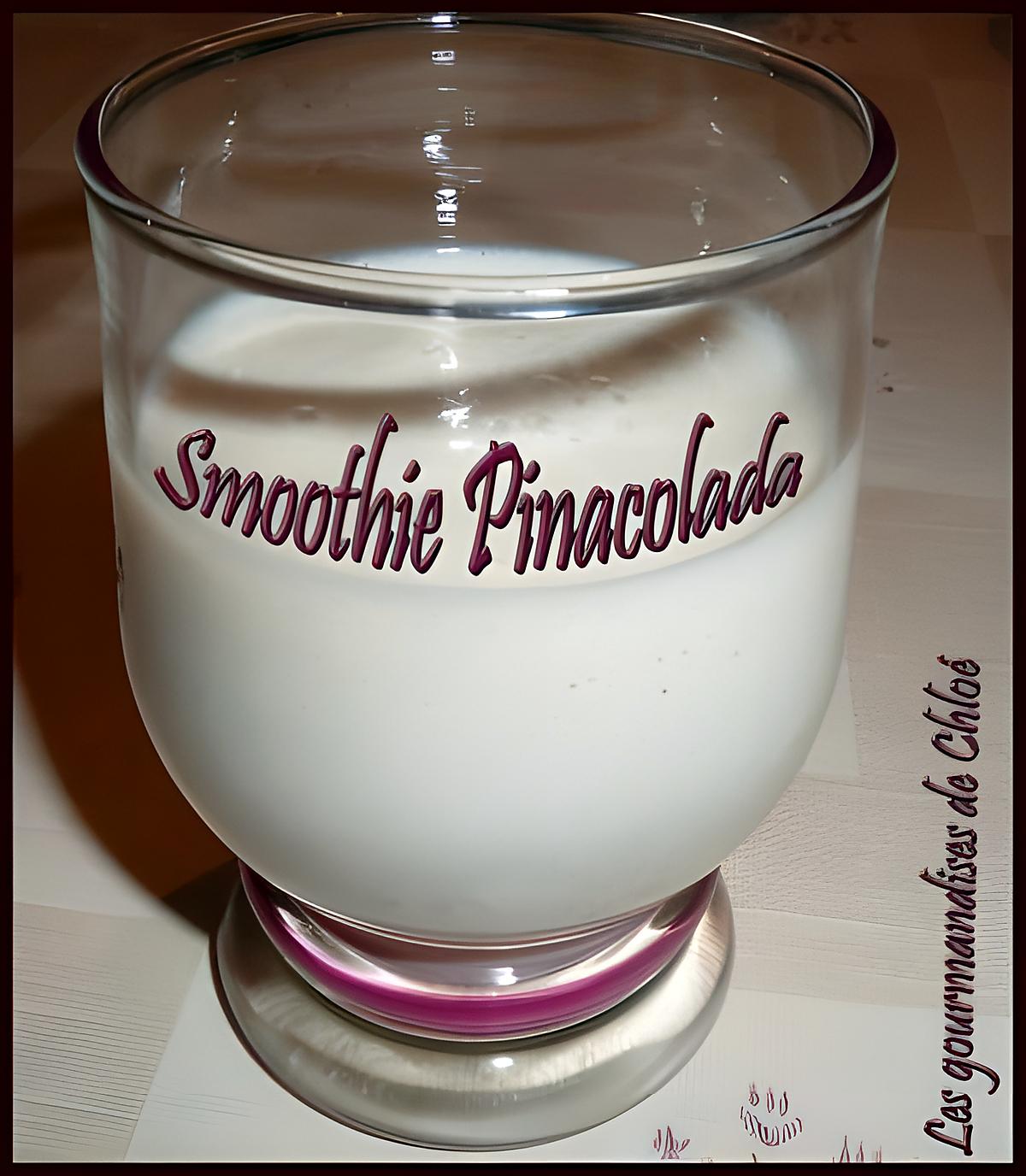 recette Smoothie Pinacolada