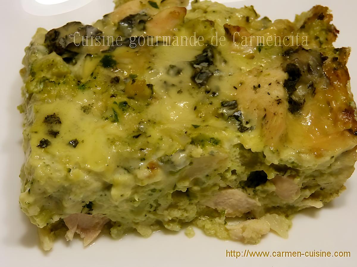 recette Gratin de chou fleur et brocoli à la Fourme d'Ambert