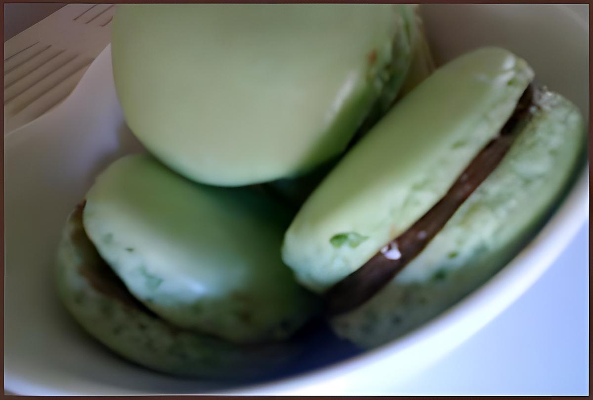 recette Les macarons au praliné