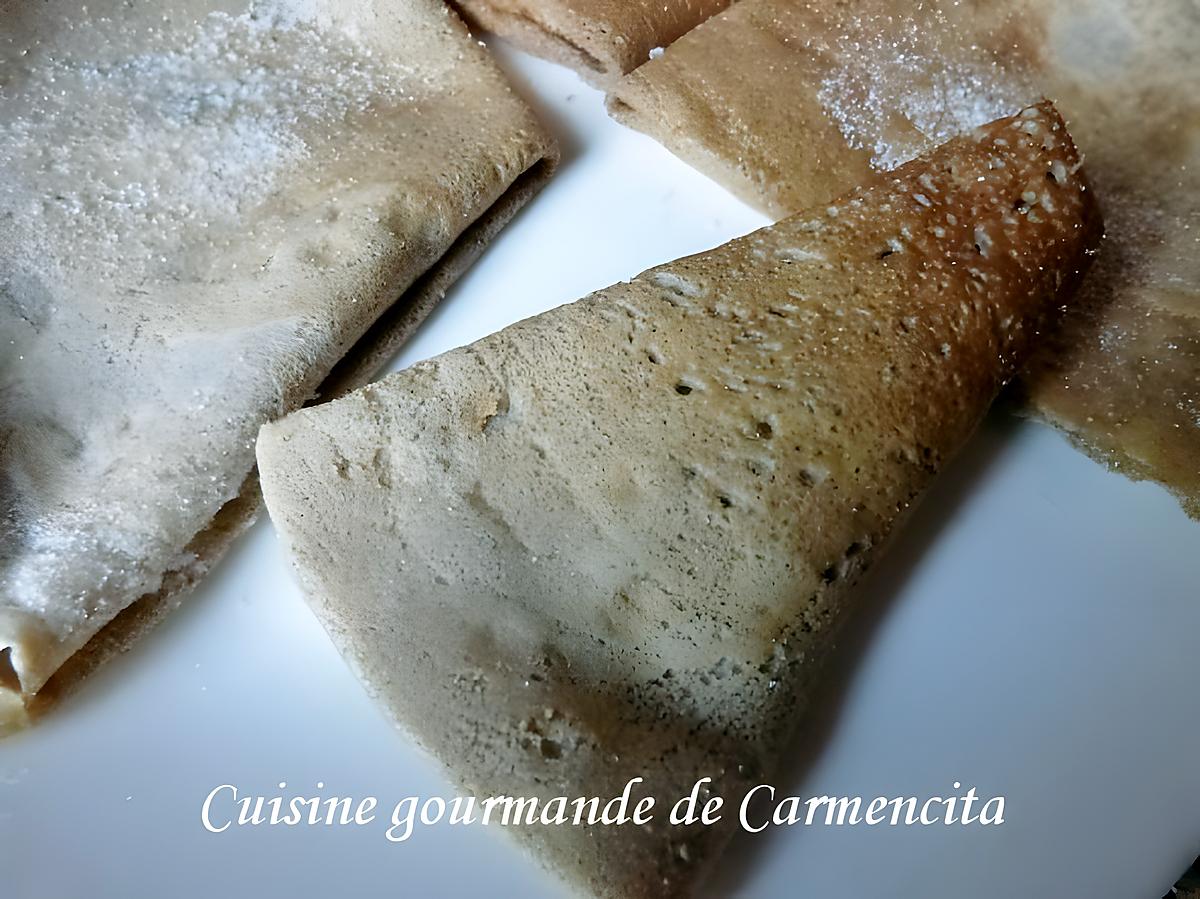 recette Galettes de sarrasin au sucre