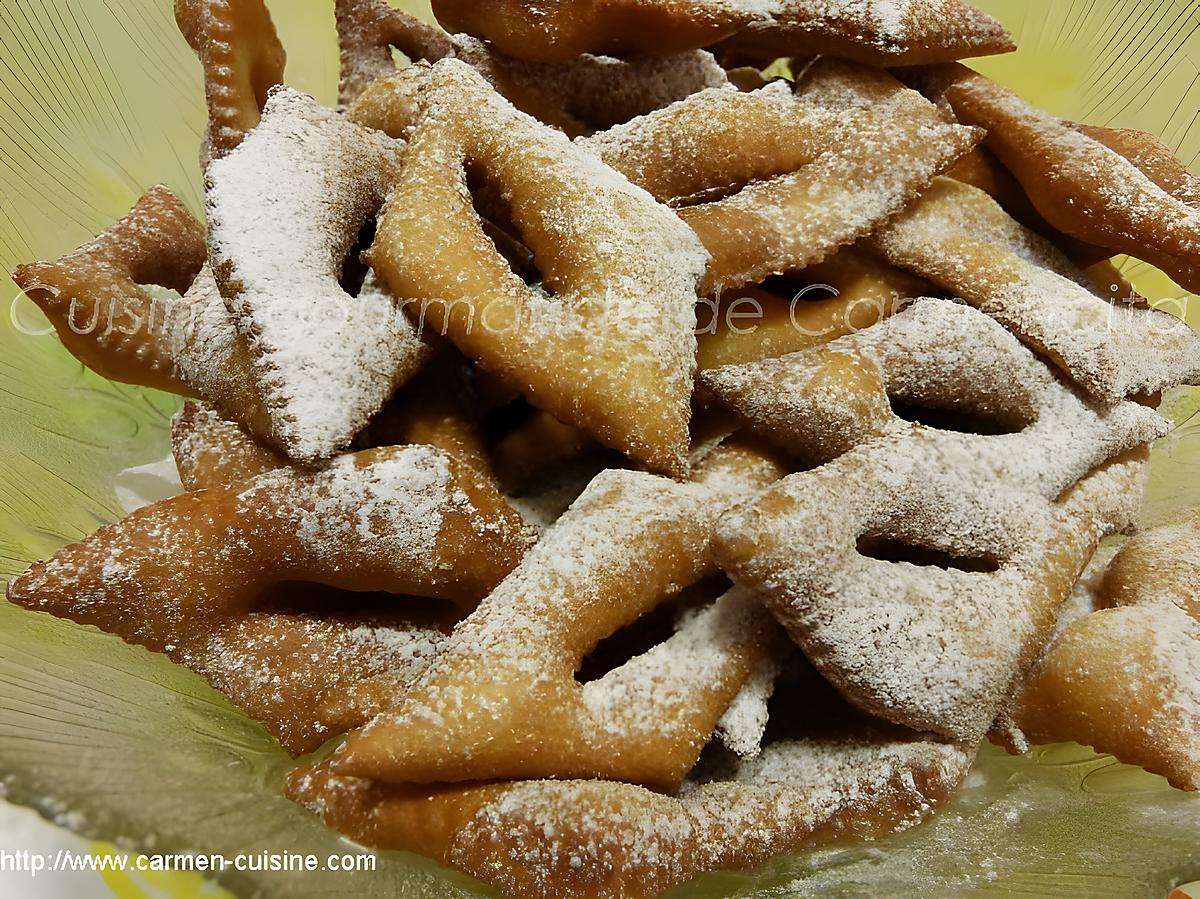 recette Bugnes à l'orange et fleur d'oranger