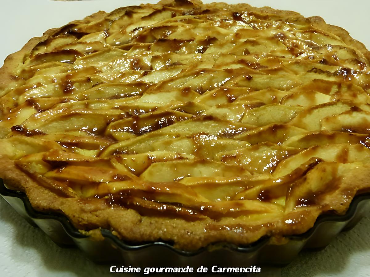 recette Tarte fondante aux pommes