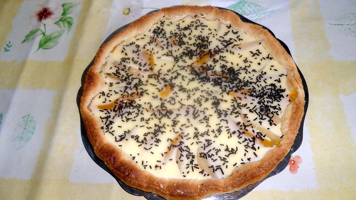 recette Tarte poire mangue