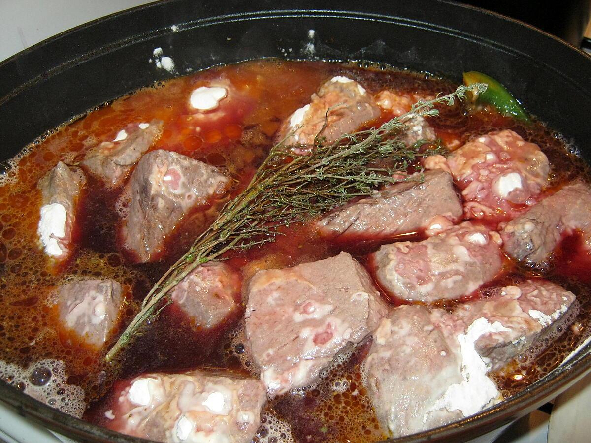 recette ragout de viande de boeuf aux poivrons et paprika