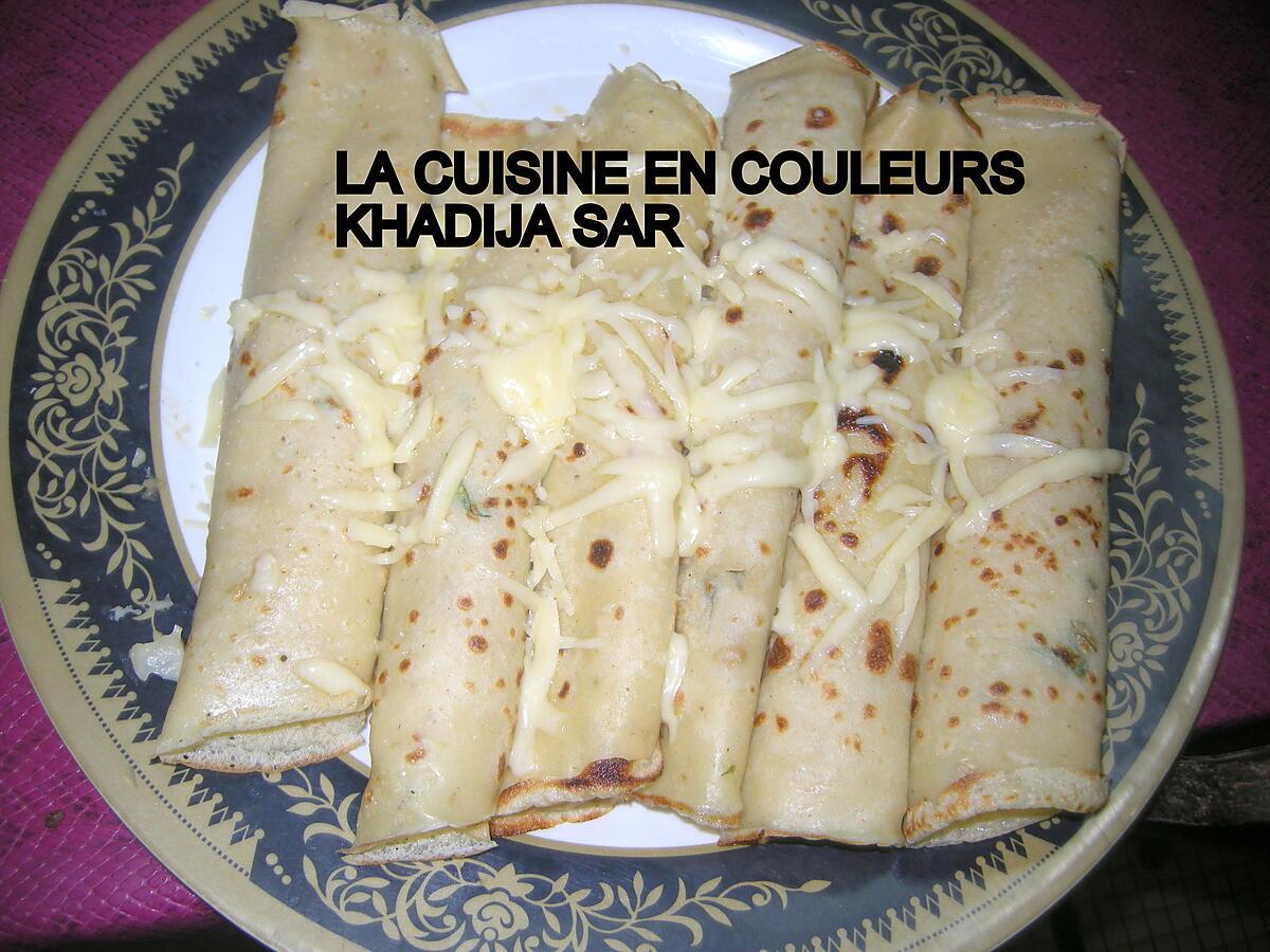 recette Crêpes farcies à la viande hachée