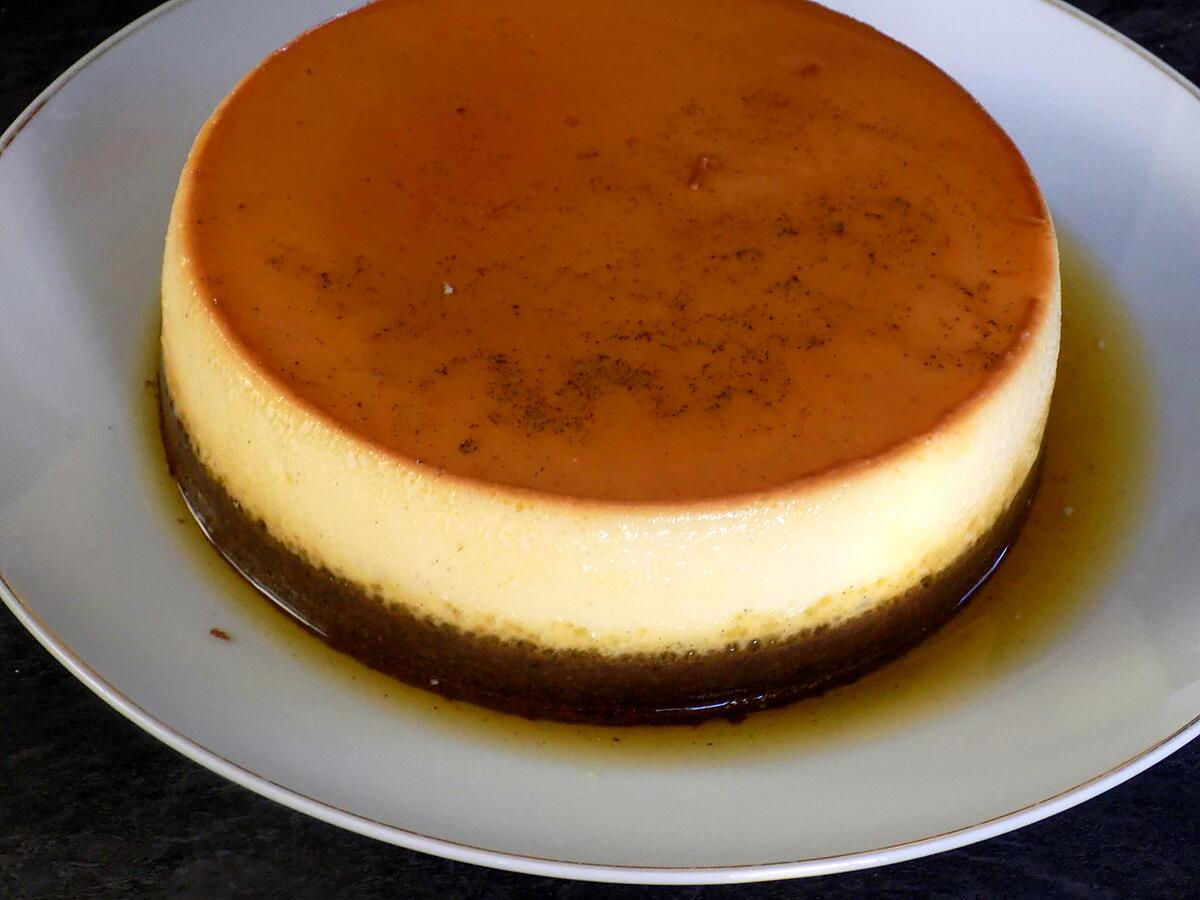 recette Cake-flan vanille/chocolat (compatible dukan)