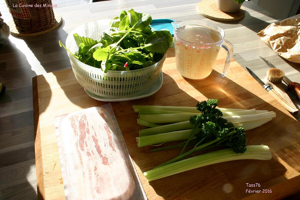 recette Vélouté aux Fanes de Radis