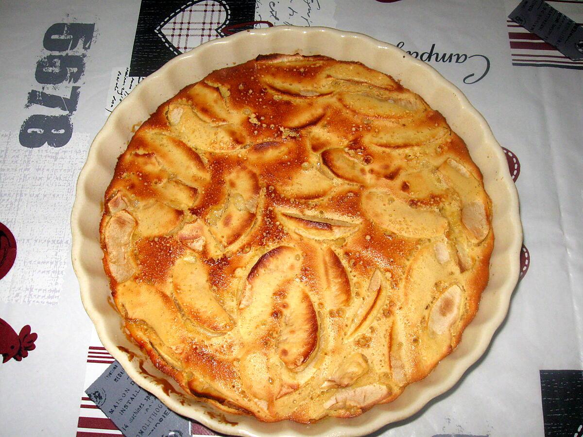 recette Tarte à la pomme et au yaourt