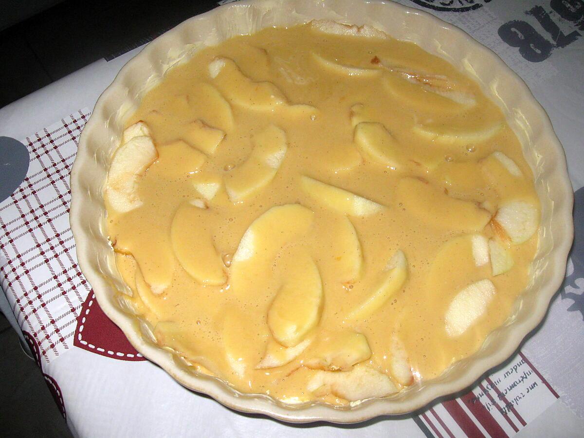 recette Tarte à la pomme et au yaourt