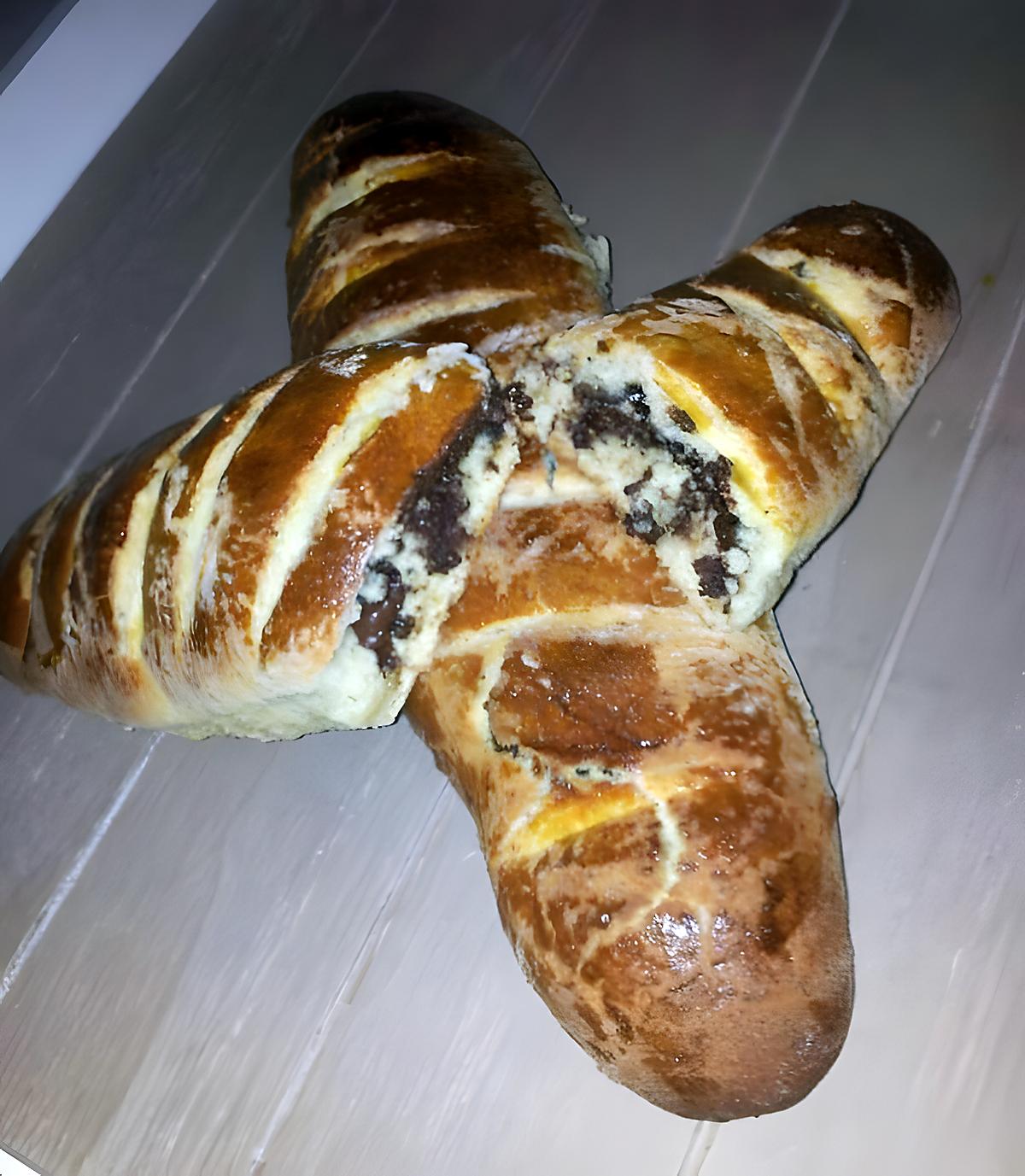 recette Baguette viennoise aux pépites de chocolat