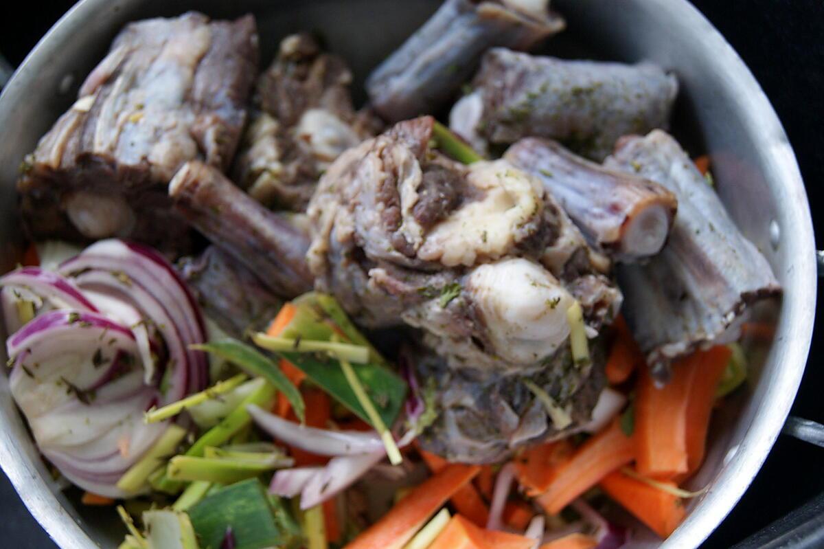 recette Queue de boeuf confite au vin blanc "anti-cholestérol" on non