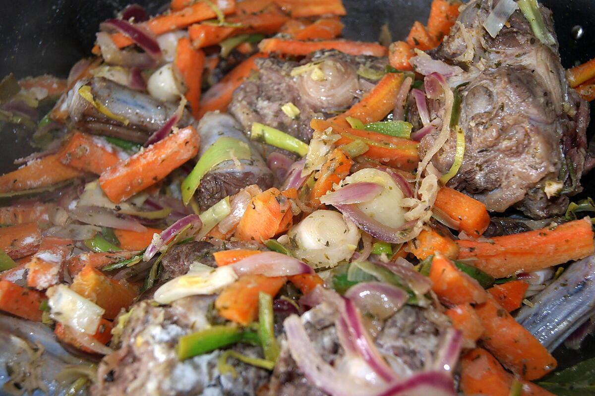 recette Queue de boeuf confite au vin blanc "anti-cholestérol" on non