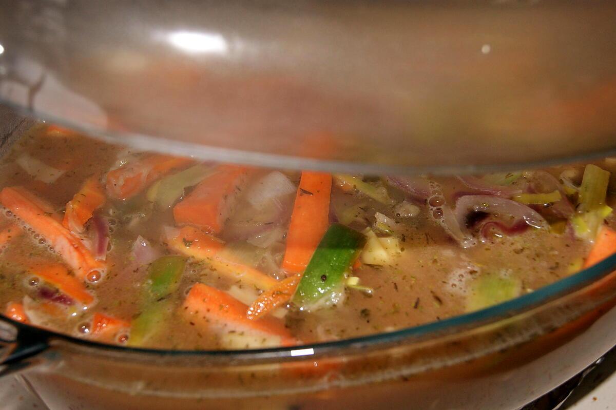 recette Queue de boeuf confite au vin blanc "anti-cholestérol" on non