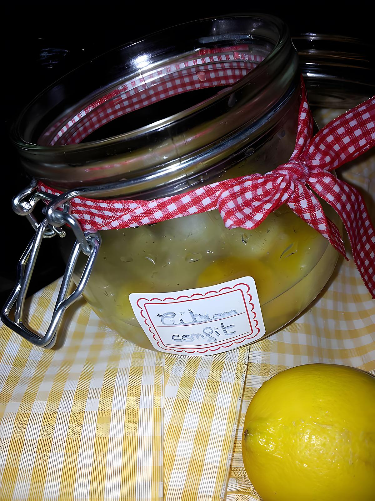 recette Bocaux de citrons confits