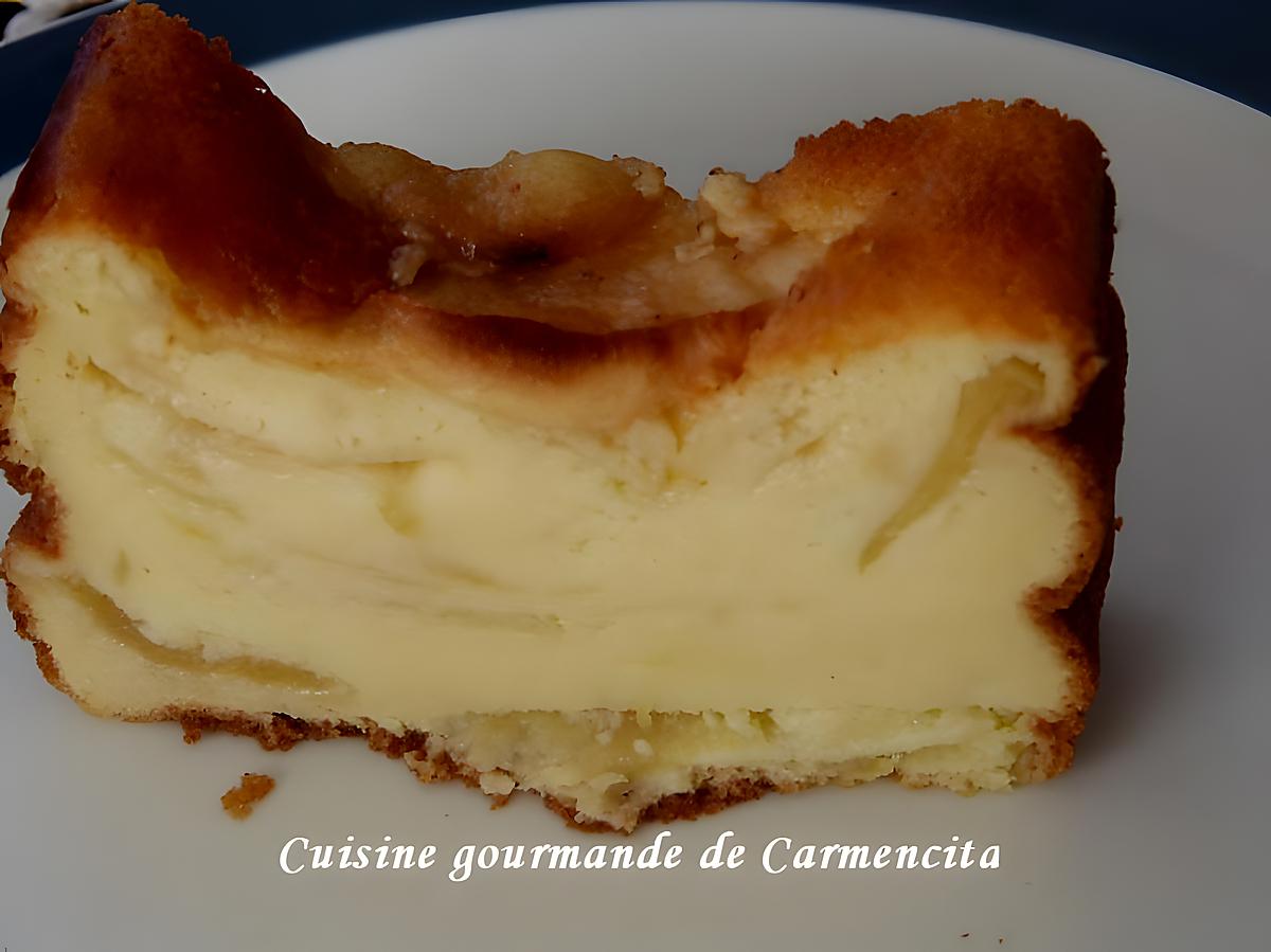 recette Gâteau à la brousse et aux pommes