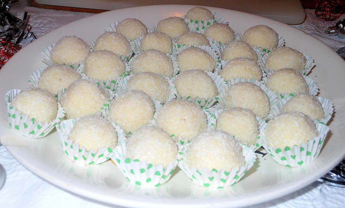 recette BOULES COCO FACON RAFFAELLO