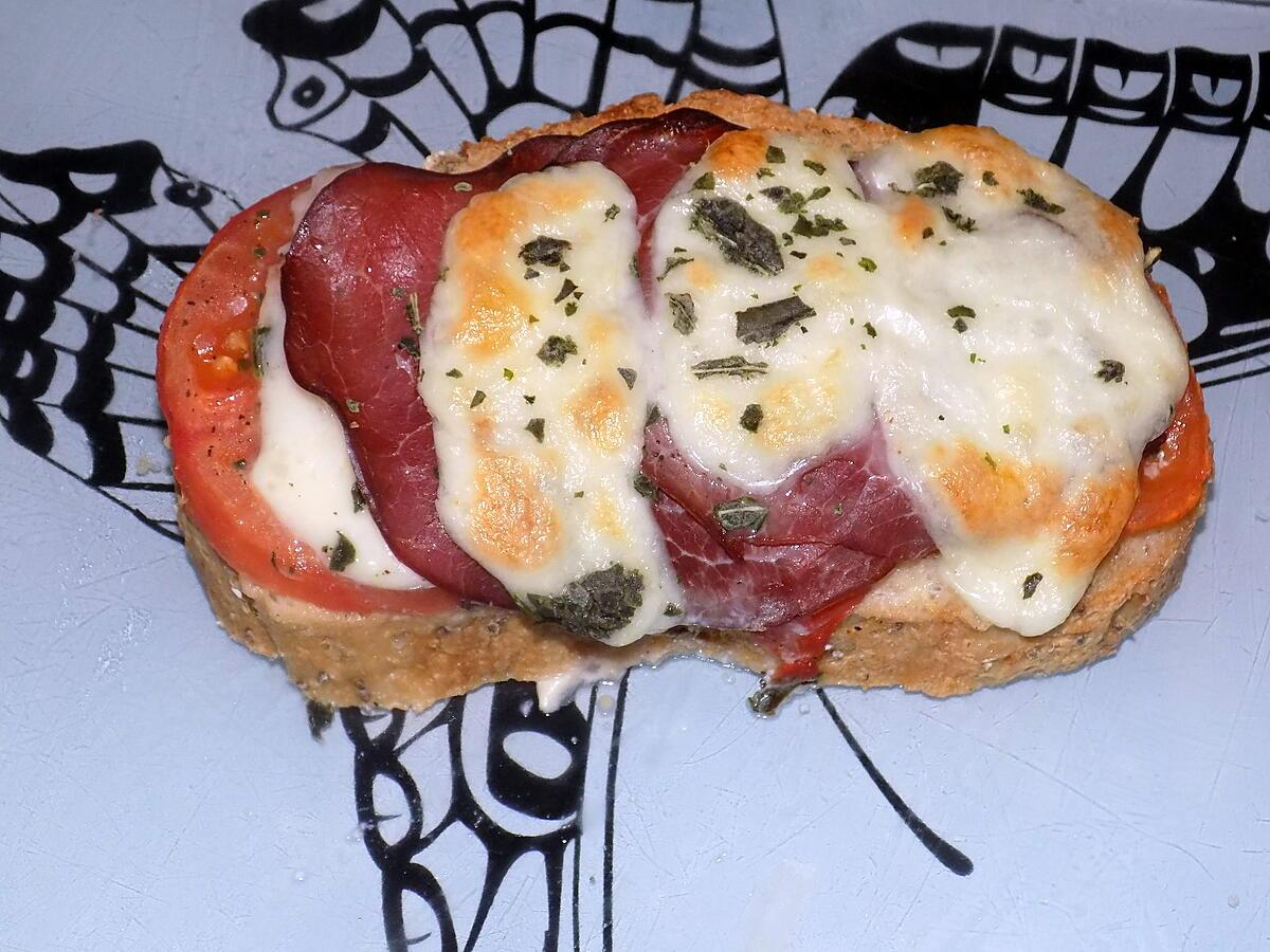 recette Bruschetta bacon tomate