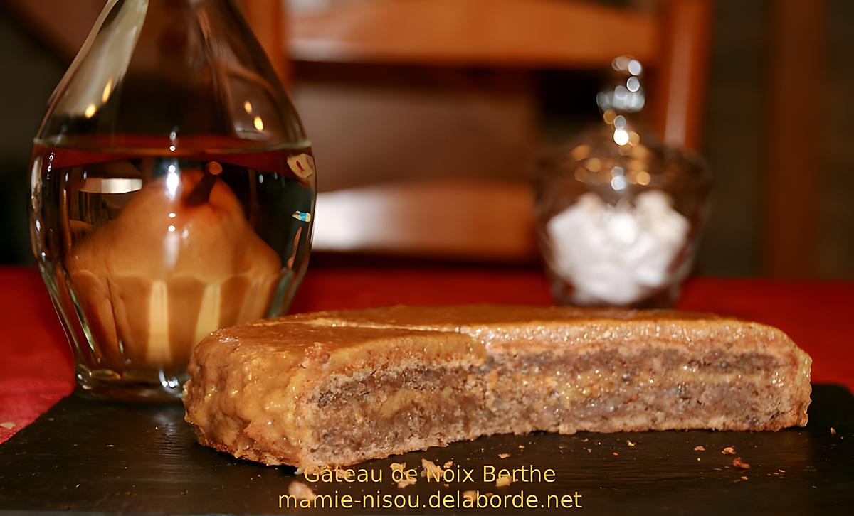 recette Gâteau de Noix Berthe