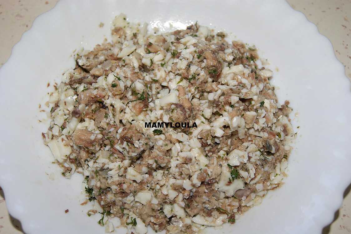 Recette de Sardines en salade "anticholestérol"