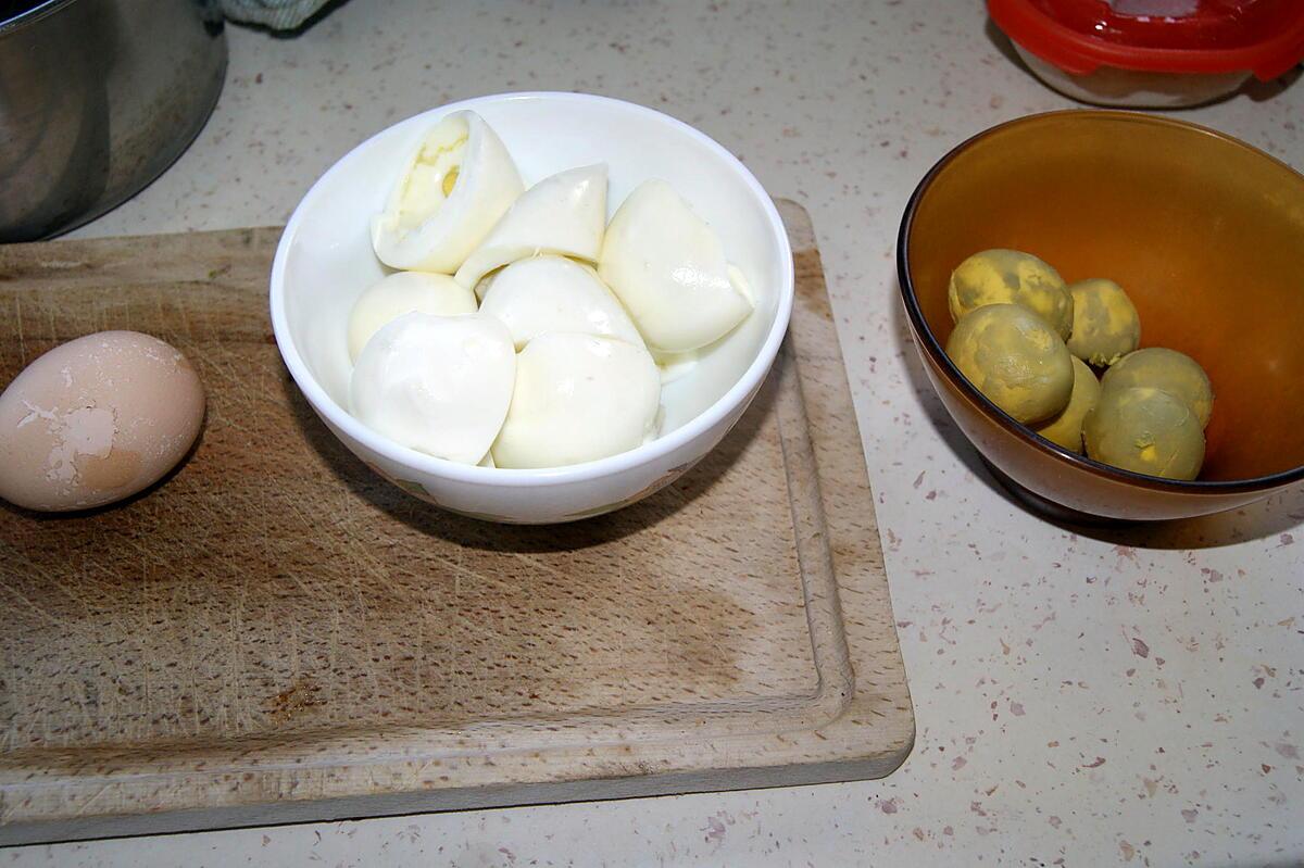 recette comment congeler des oeufs cuits durs en cas de besoin.