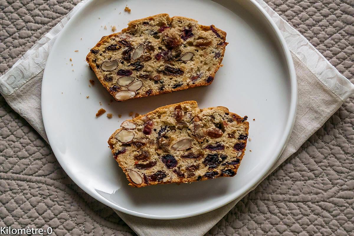 recette Gâteau du matin aux fruits secs